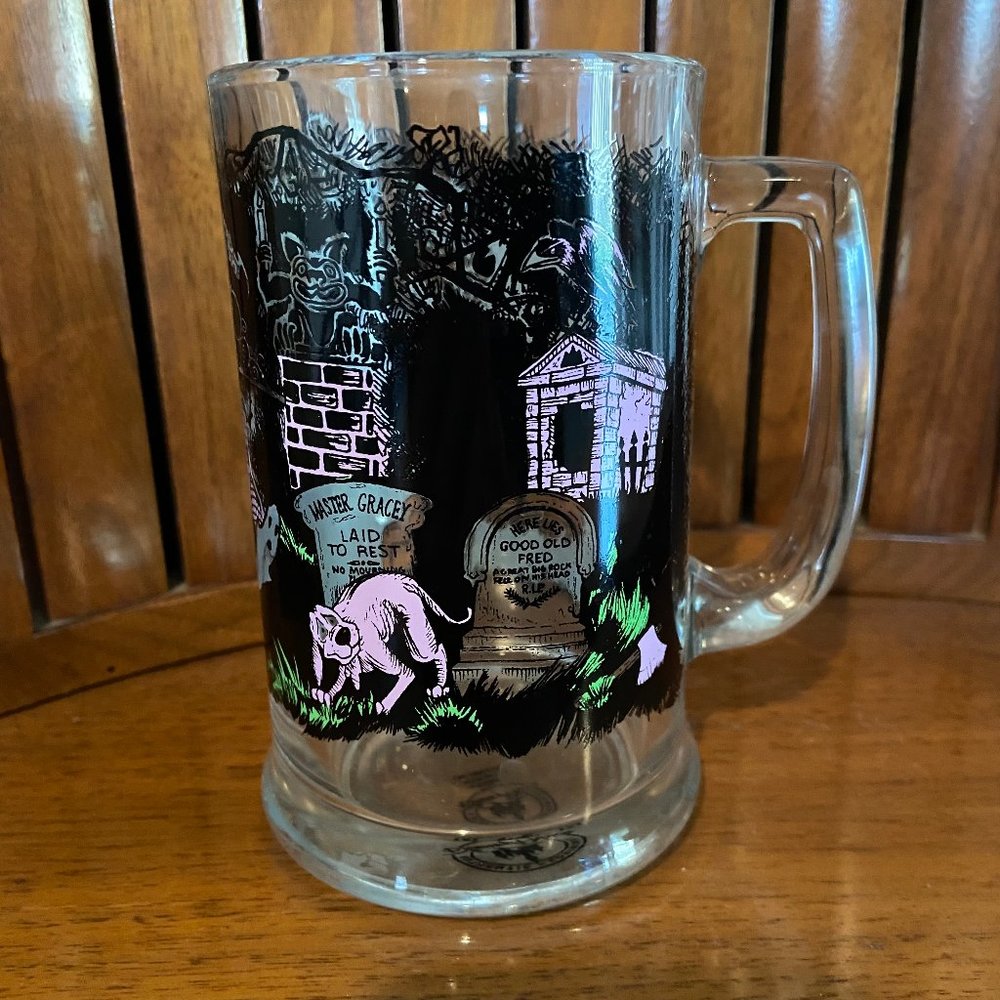 Disney Haunted Mansion Glass Mug Stein